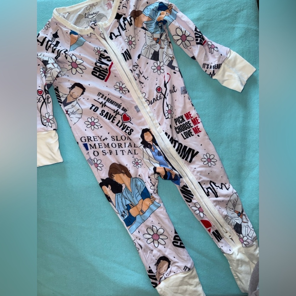 Grey's Anatomy Kids One Piece Bamboo Sleeper